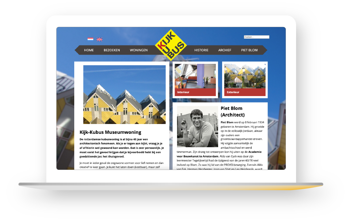 website Kijk Kubus  / Stichting Het Blaakse Bos