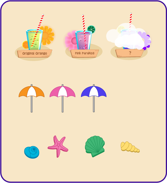 Peckish Perry - world map elementen