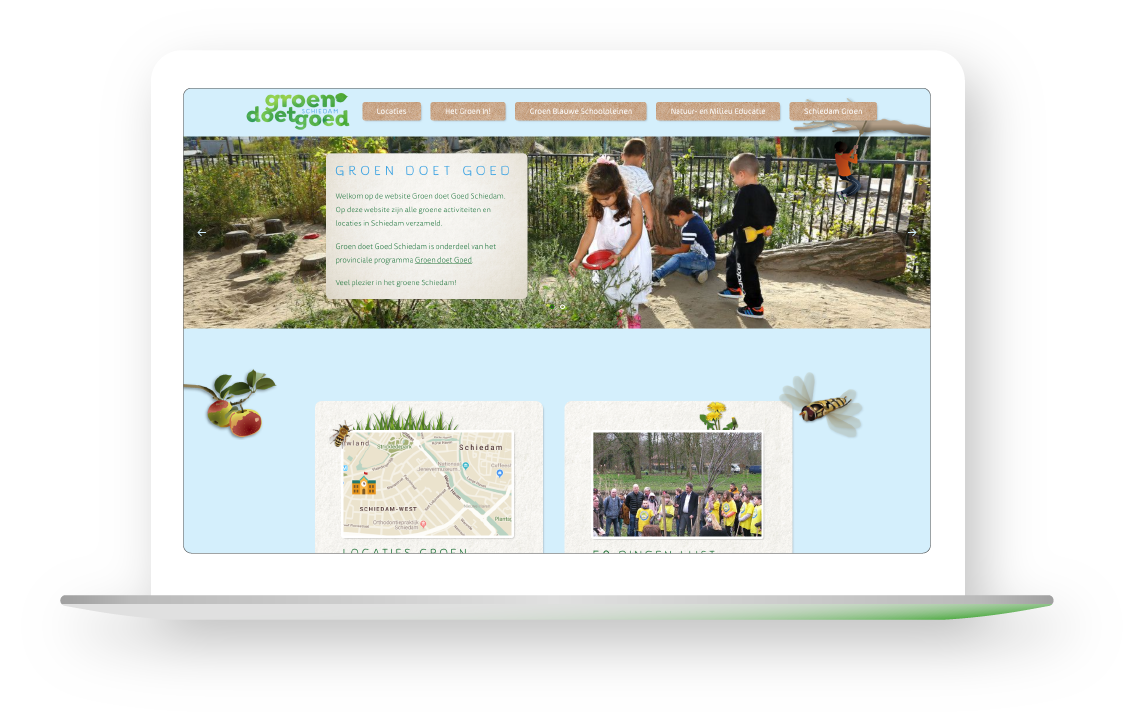 homepage Groen Doet Goed Schiedam