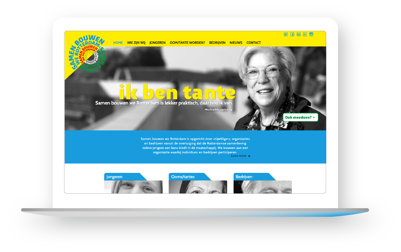 Homepage Samen bouwen we Rotterdam