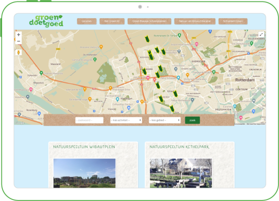 Website Groen Doet Goed Schiedam