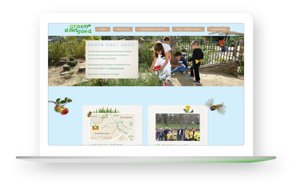 homepage Groen Doet Goed Schiedam