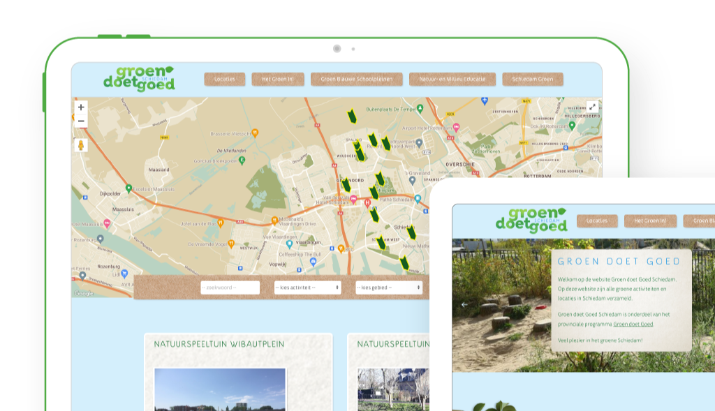 Website Groen Doet Goed Schiedam